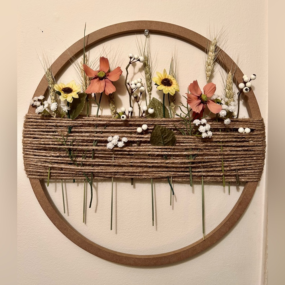 Handcrafted Custom Wreaths, Indoor/Outdoor Home Decor, Boho/Mid Century Style
